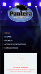 Mobile Screenshot of panteraradio.com